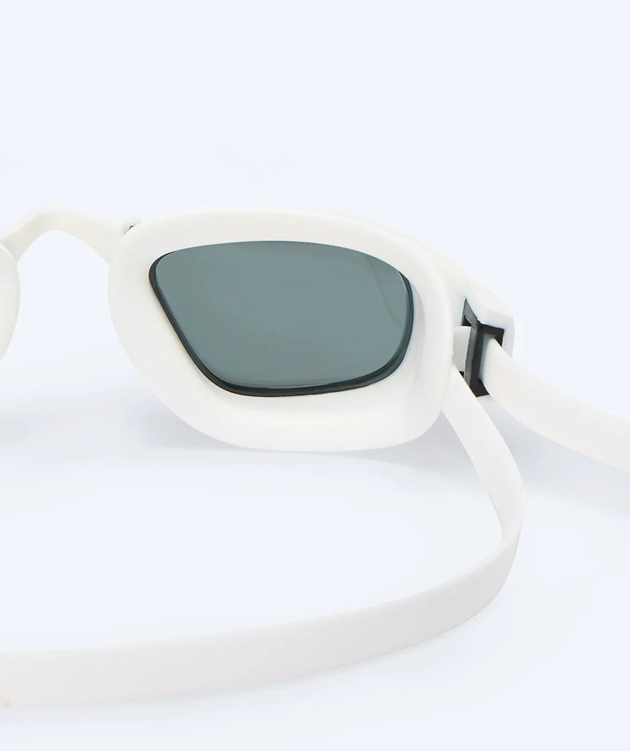 Watery Elite swimming goggles - Storm Racer Mirror - White/silver - Image 6