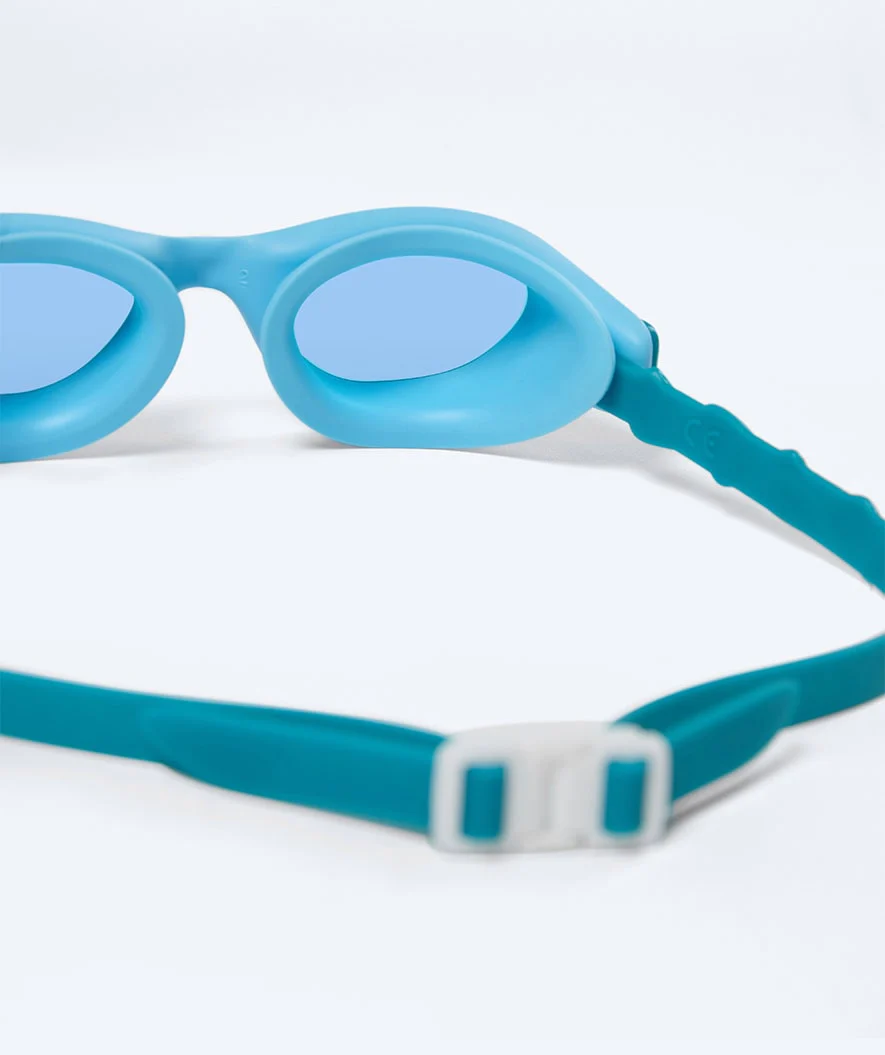 Watery training swimming goggles for kids - Evian - Blue/blue - Image 7