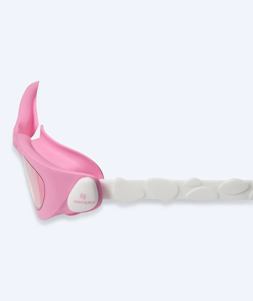 Watery training swimming goggles for kids - Evian - Pink/pink - Image 5