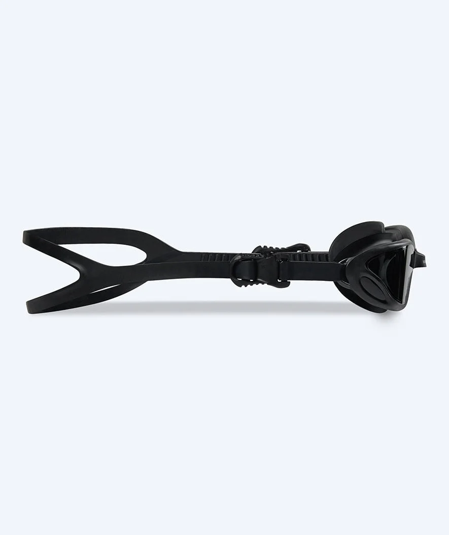 Watery training swimming goggles - Fraser - Black (Smoke lens) - Image 3