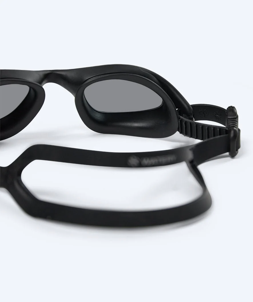 Watery training swimming goggles - Saunton - Black (Smoke lens) - Image 6