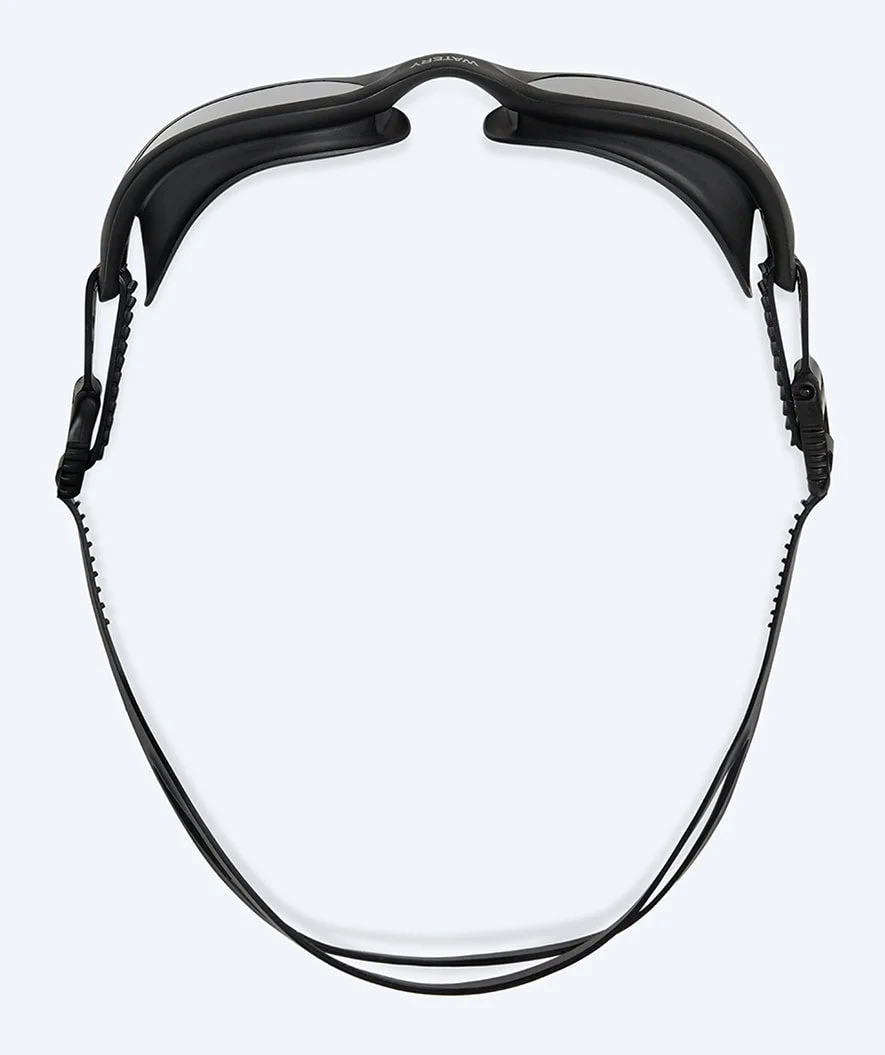Watery training swimming goggles - Sonar - Black (Smoke lens) - Image 4