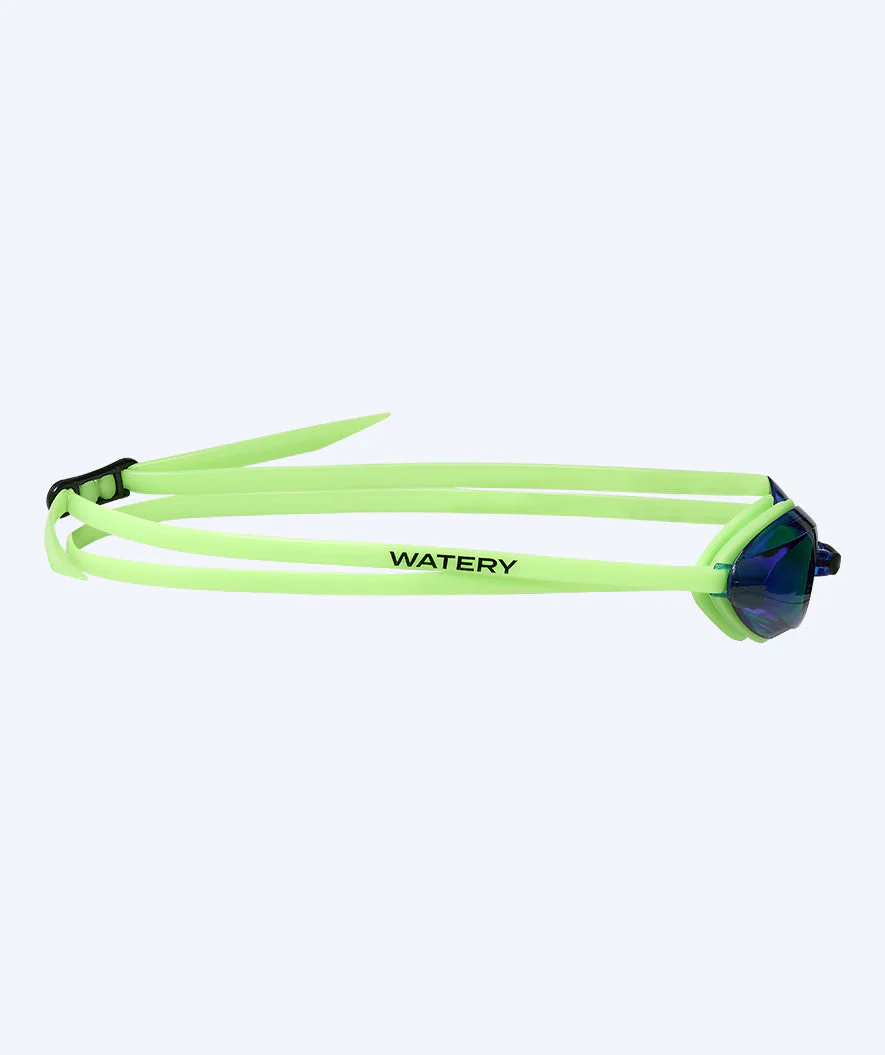 Watery nearsighted swimming goggles with prescription for kids - (-1.5) – (-8.0) - Catch - Green (Blue lens) - Image 4