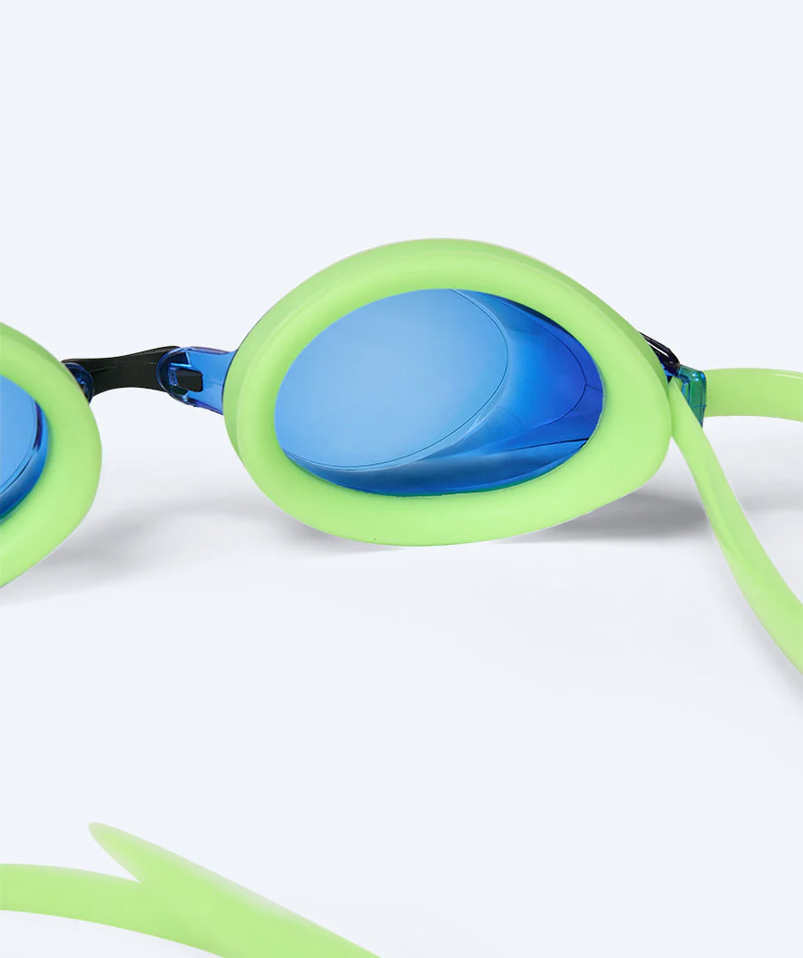 Watery nearsighted swimming goggles with prescription for kids - (-1.5) – (-8.0) - Catch - Green (Blue lens) - Image 2