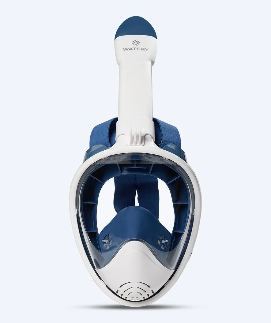 Watery full face diving mask for adults - Oxygen - Blue - Image 2