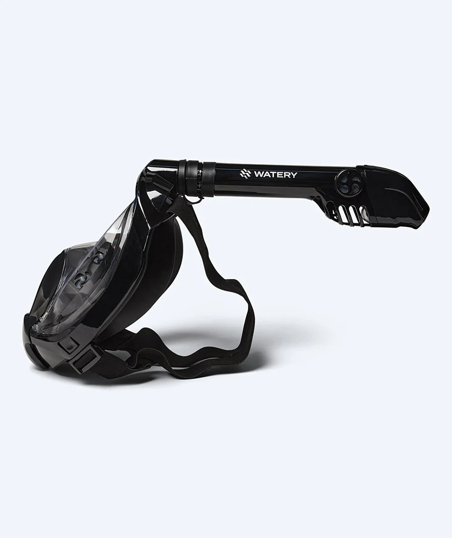 Watery full face diving mask for adults - Ocean Pro - Black - Image 4