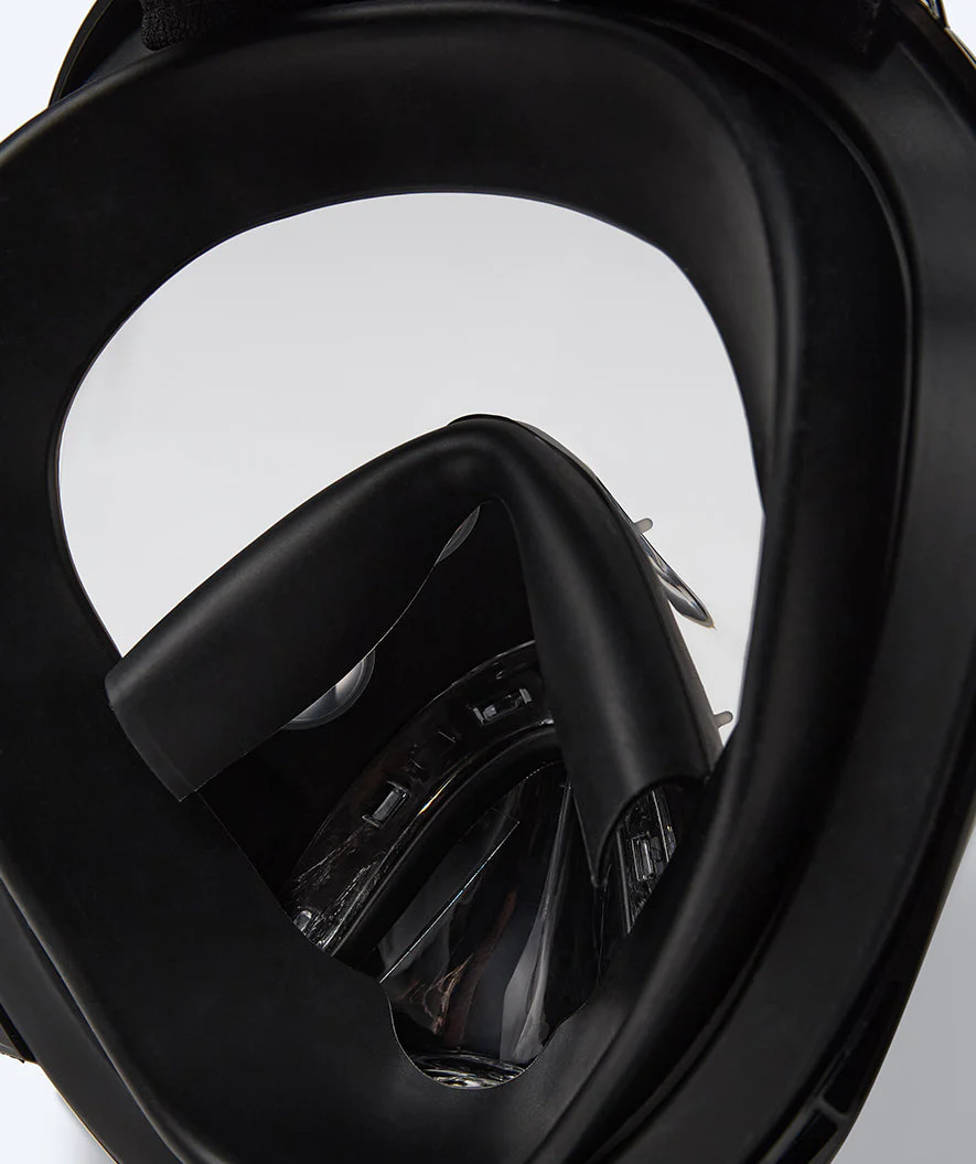 Watery full face diving mask for adults - Ocean Pro - Black - Image 5