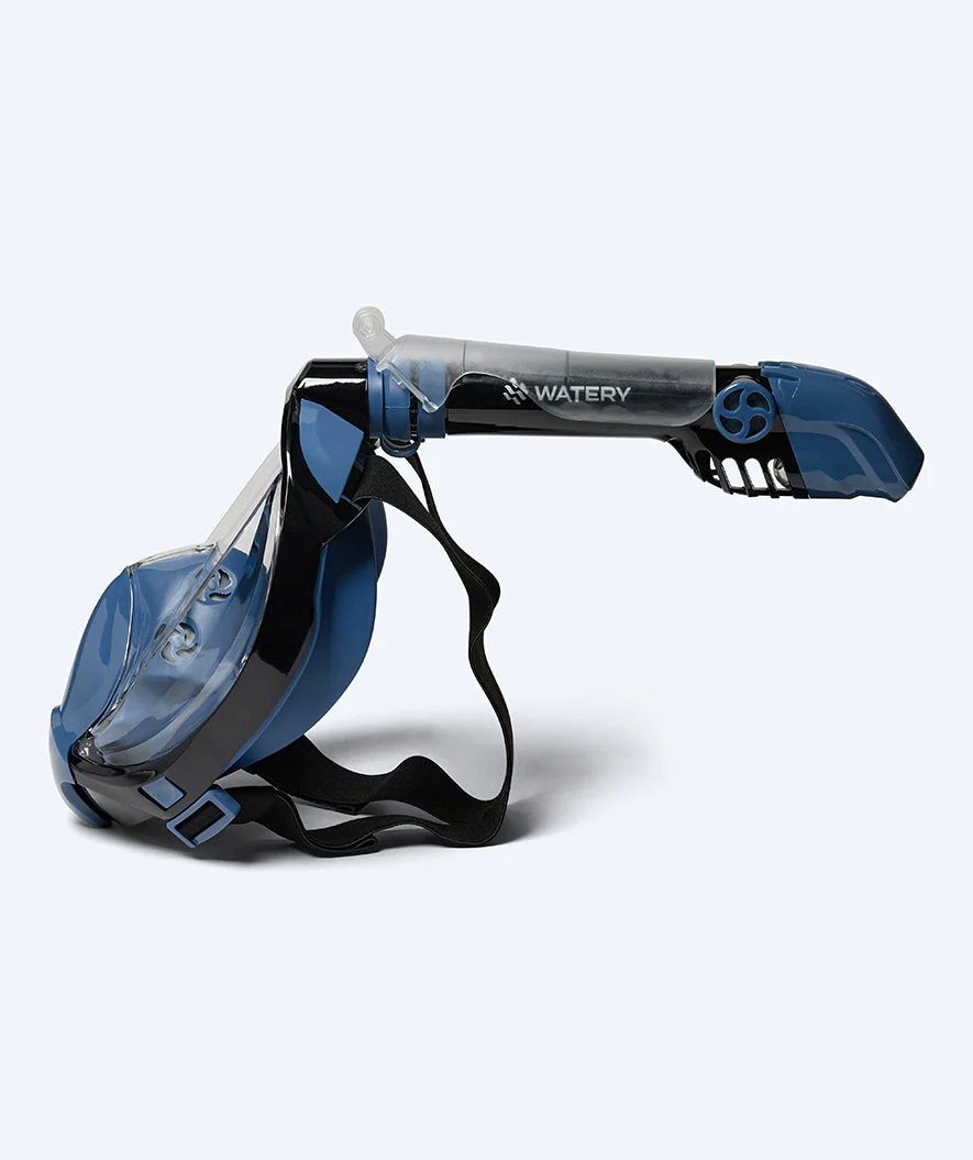Watery full face diving mask for adults - Ocean Pro - Dark blue - Image 4