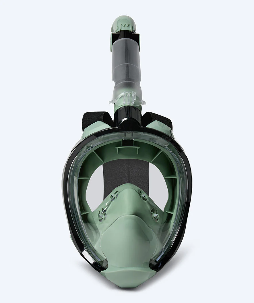 Watery full face diving mask for adults - Ocean Pro - Dark green - Image 3