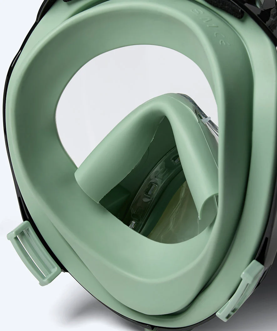 Watery full face diving mask for adults - Ocean Pro - Dark green - Image 5