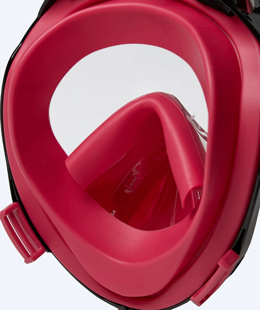 Watery full face diving mask for adults - Ocean Pro - Red - Image 5