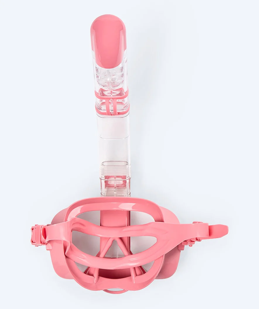 Watery full face diving mask for adults - Pearl - Pink - Image 3