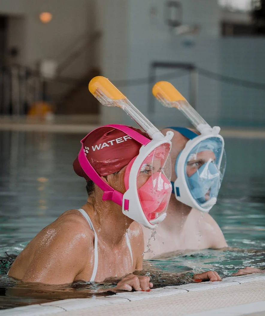 Watery full face diving mask for adults - Oxygen - Pink - Image 16