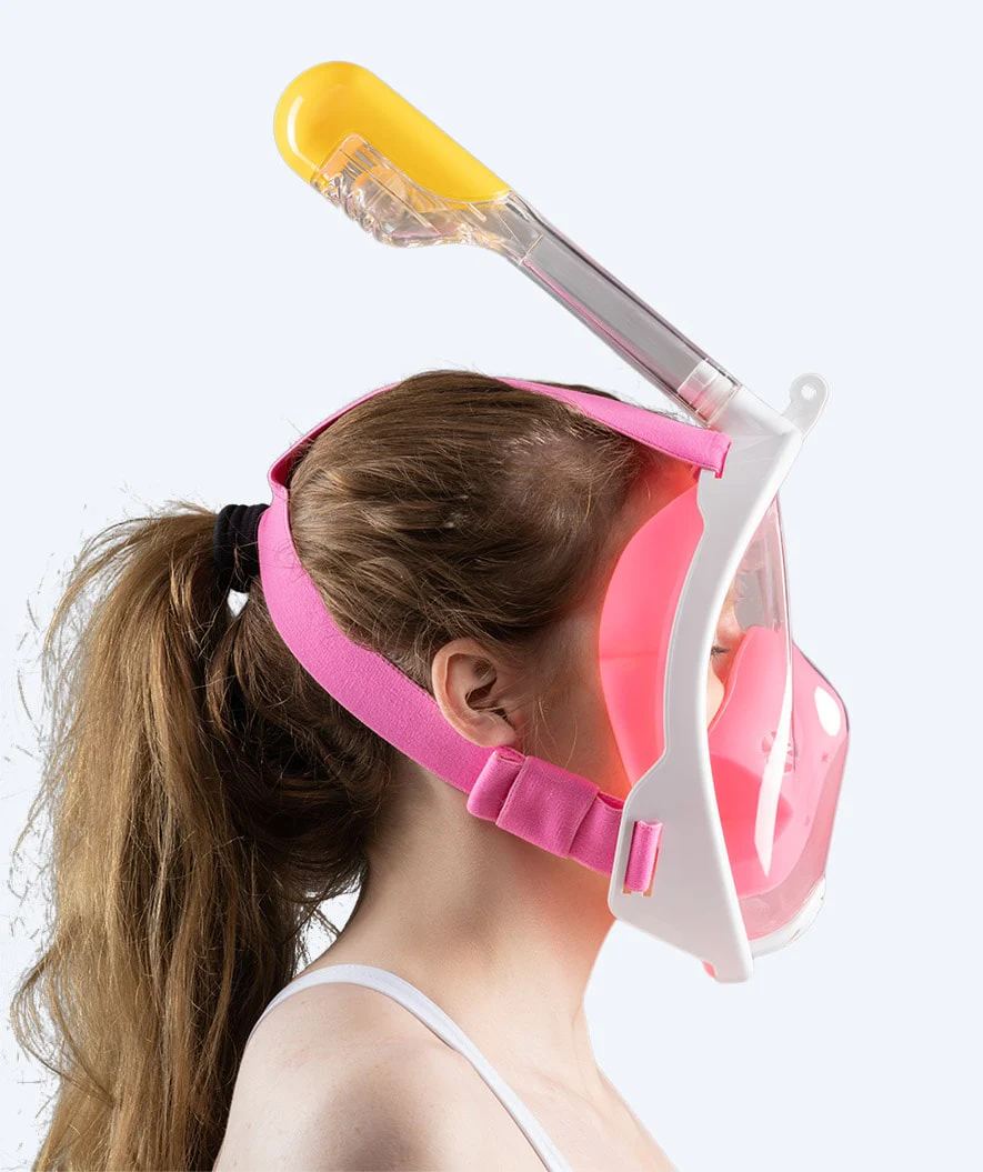 Watery full face diving mask for adults - Oxygen - Pink - Image 8