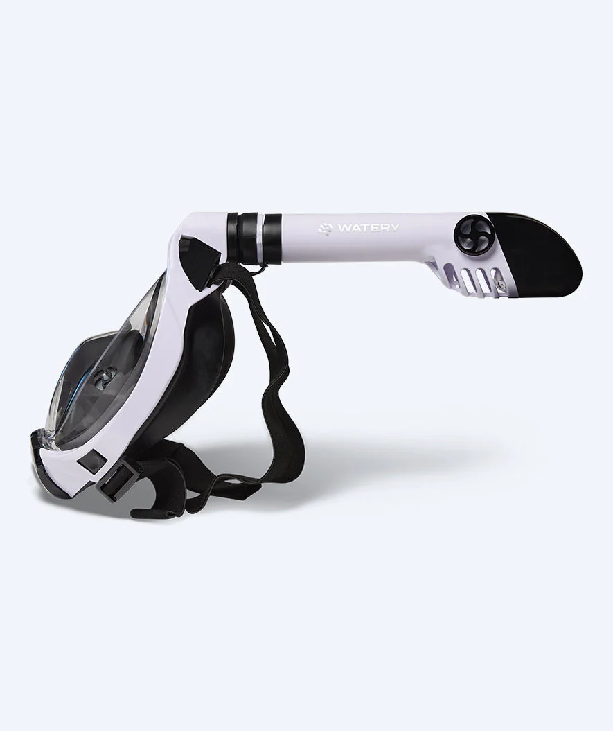 Watery full face diving mask for kids - Ocean Pro - Black - Image 4