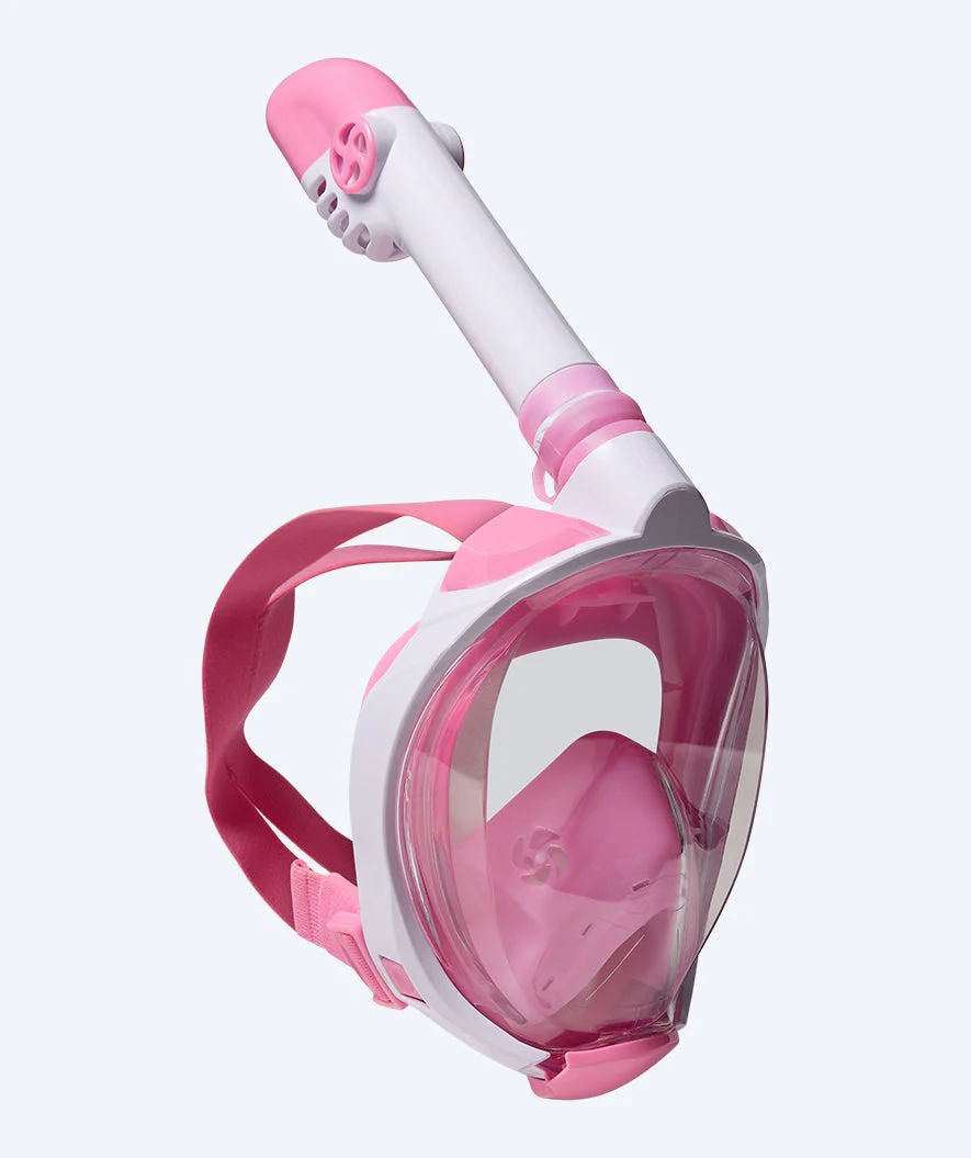 Watery full face diving mask for kids - Ocean Pro - Pink