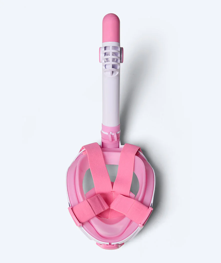 Watery full face diving mask for kids - Ocean Pro - Pink - Image 2