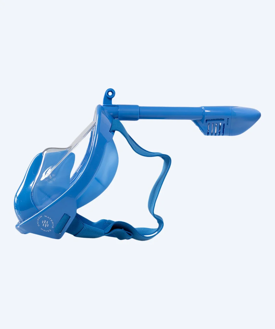 Watery full face diving mask for kids - Oxygen - Atlantic Blue - Image 3