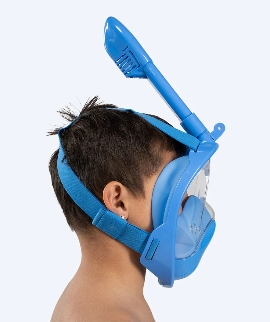 Watery full face diving mask for kids - Oxygen - Atlantic Blue - Image 9
