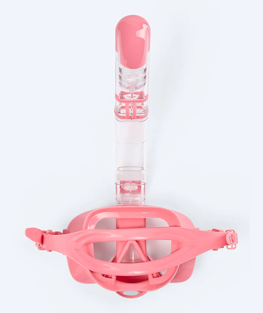 Watery full face snorkel mask for kids - Pearl - Pink - Image 3