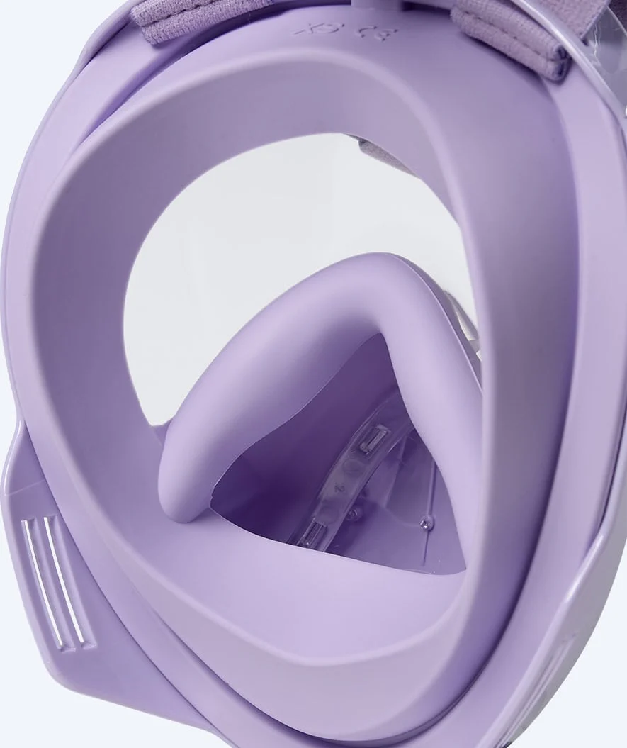 Watery full face diving mask for kids - Oxygen - Purple - Image 5
