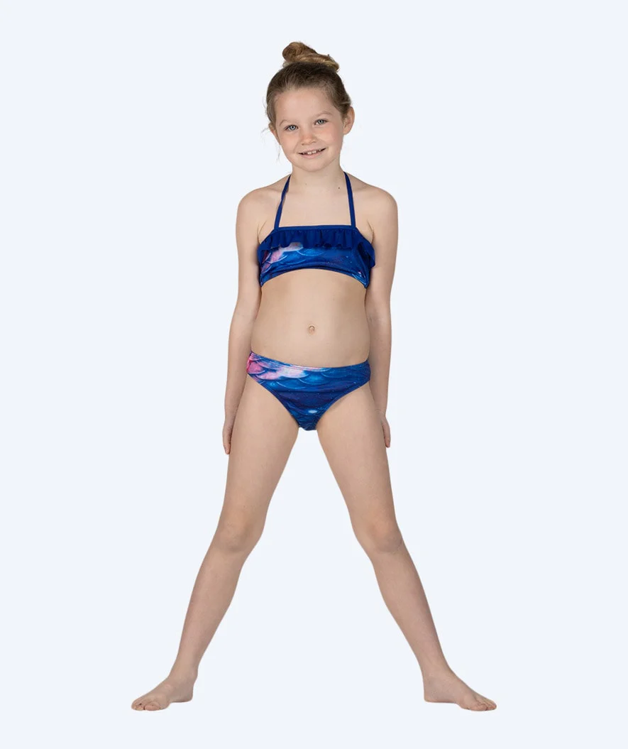 Watery mermaid bikini top for girls - Milky Way - Image 5