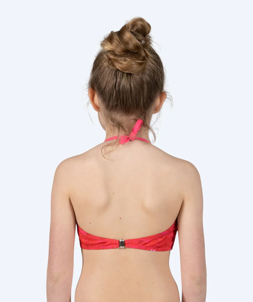 Watery mermaid bikini top for girls - Sunrise - Image 3