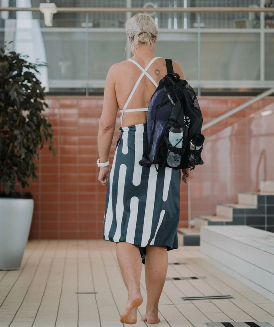 Watery microfiber towel (160 x 80 cm) - Eco Nebraska - Black - Image 28
