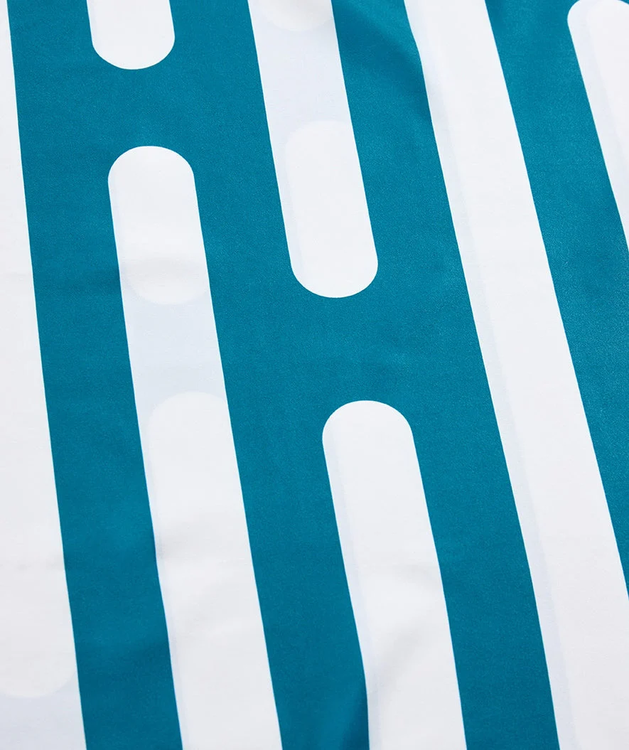 Watery microfiber towel (160 x 80 cm) - Eco Nebraska - Blue - Image 12