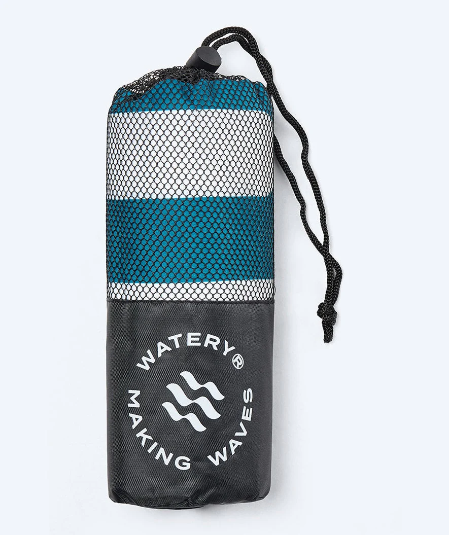 Watery microfiber towel (160 x 80 cm) - Eco Nebraska - Blue - Image 3
