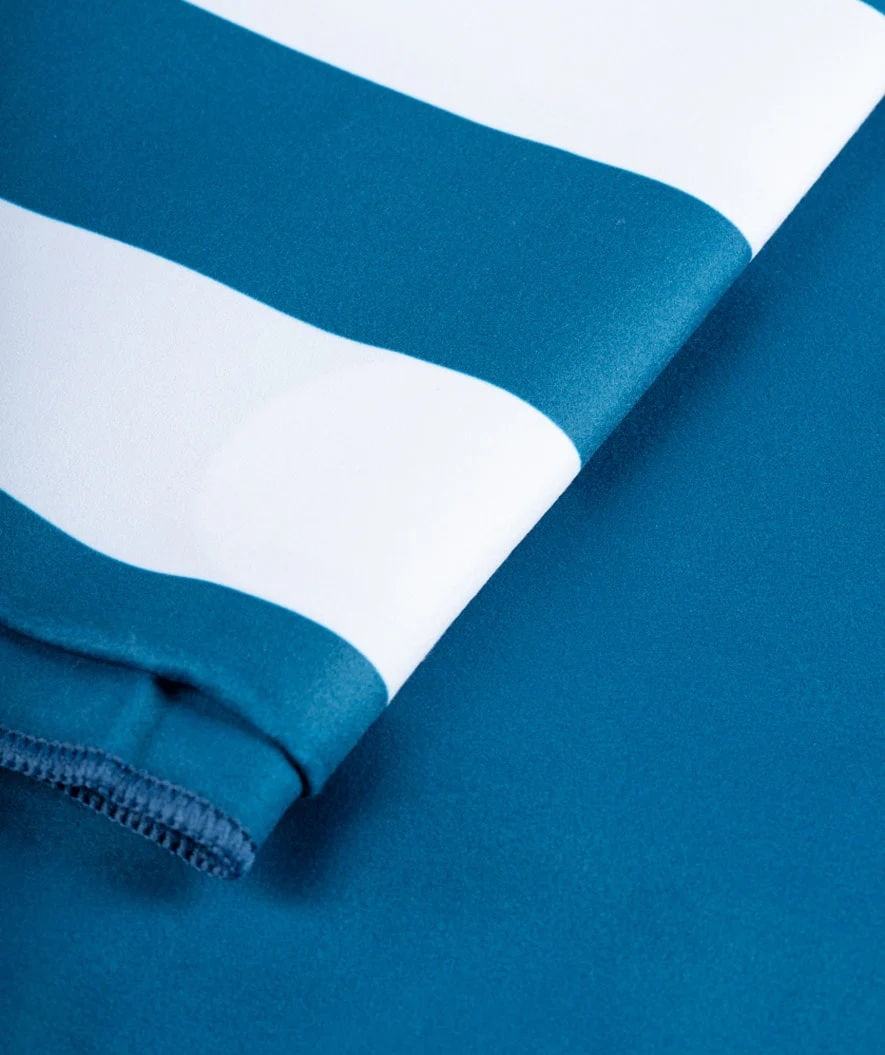 Watery microfiber towel (160 x 80 cm) - Eco Nebraska - Blue - Image 8