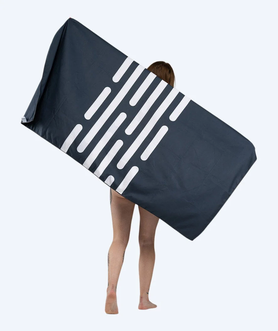 Watery microfiber towel (160 x 80 cm) - Eco Nebraska - Dark blue - Image 17