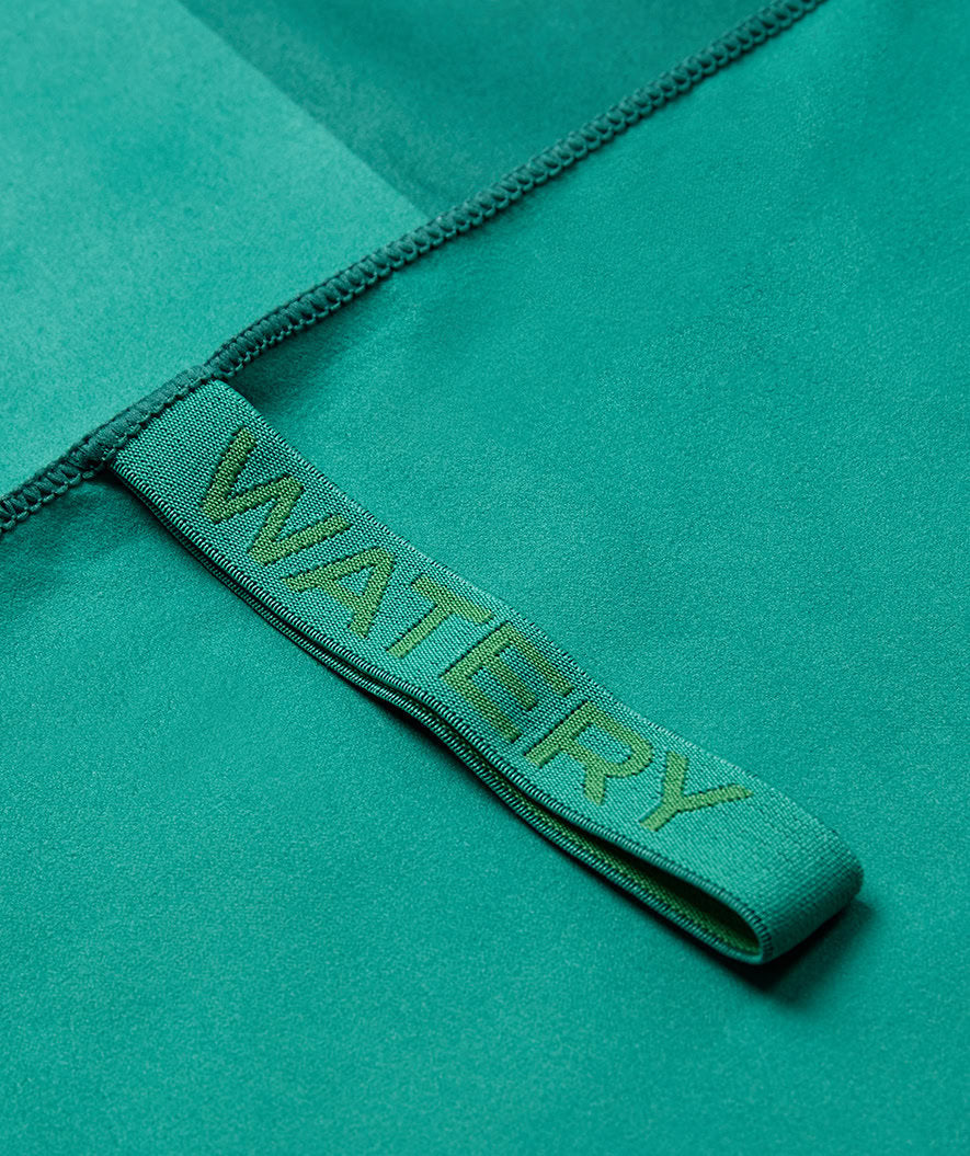 Watery microfiber towel (175 x 110 cm) - Rafferty - Dust Green - Image 5