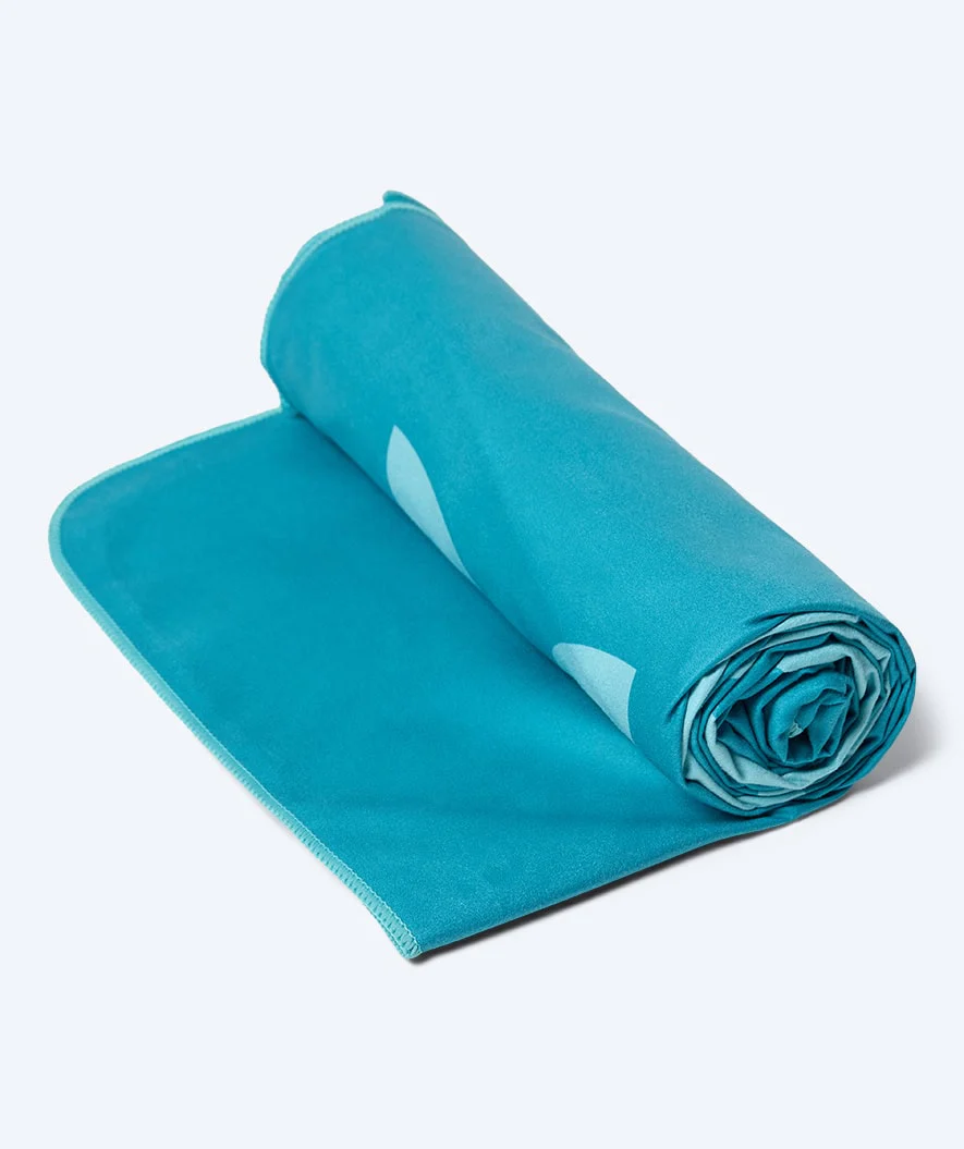 Watery microfiber towel (175 x 110 cm) - Rafferty - Ocean Blue - Image 2