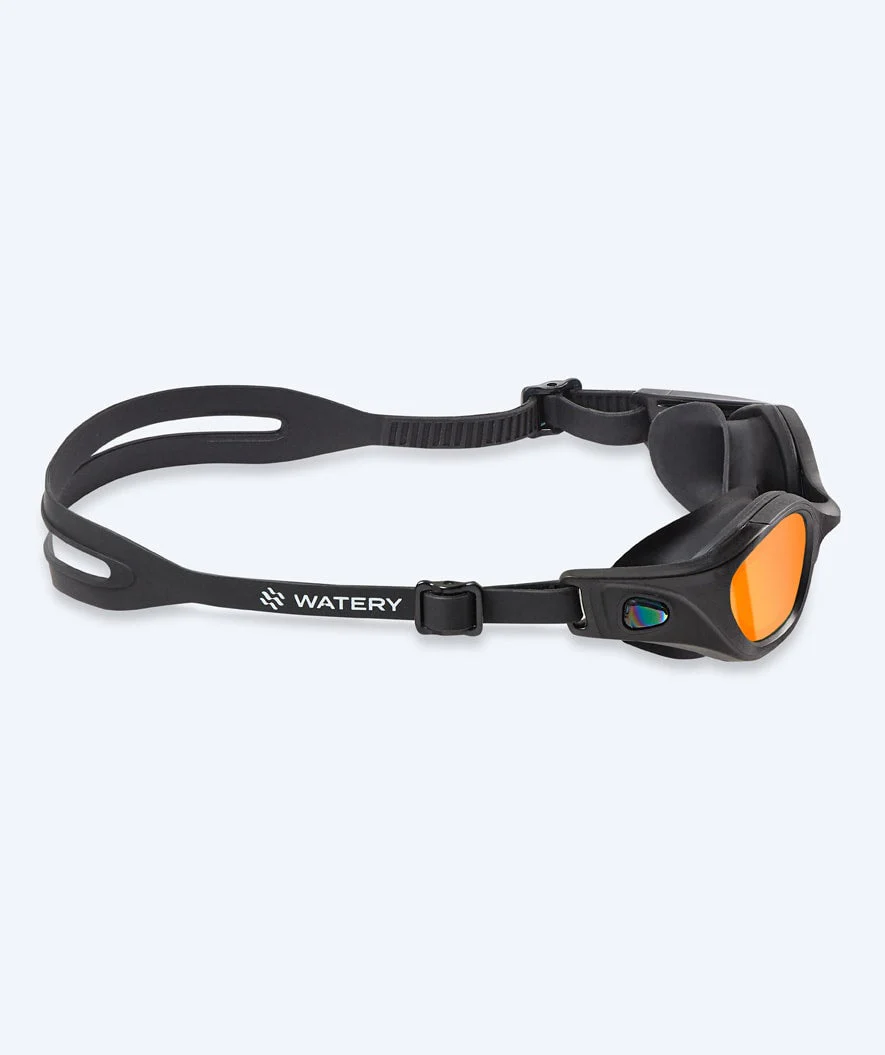 Watery training diving goggles - Clyde Mirror - Black/gold - Image 4