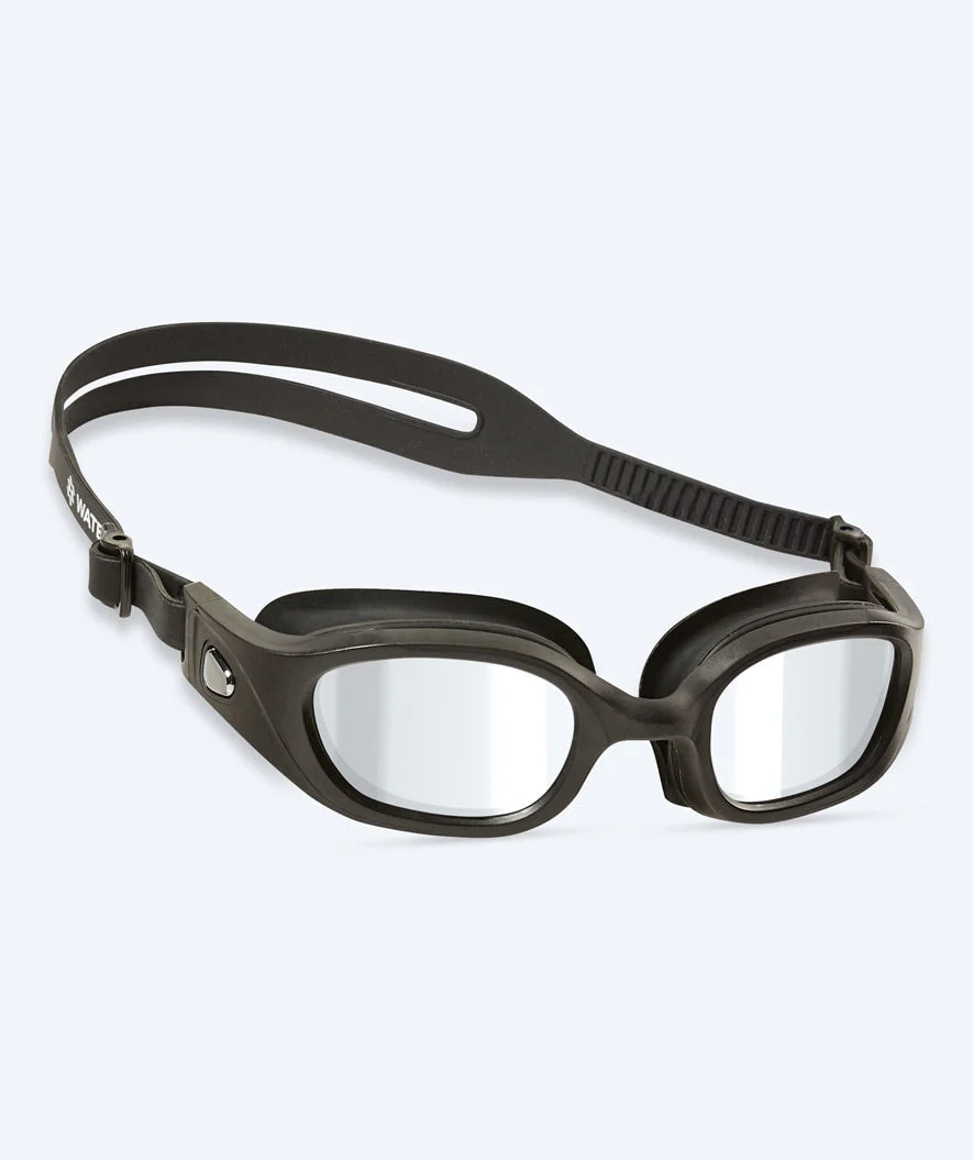 Watery training diving goggles - Clyde Mirror - Black/silver