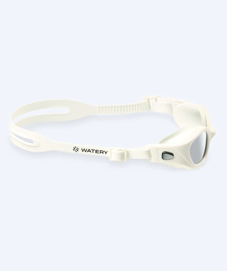 Watery training diving goggles - Clyde Mirror - White/silver - Image 4
