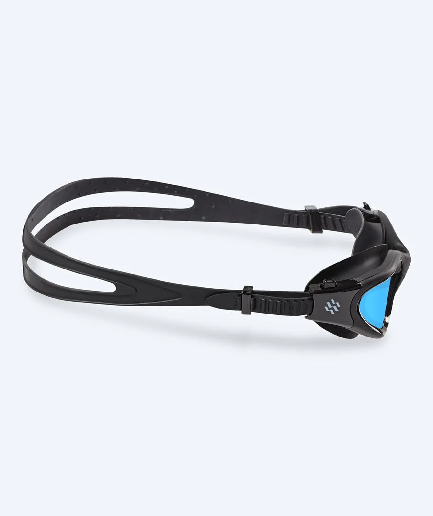 Watery training swimming goggles - Raven Mirror - Black/blue - Image 6