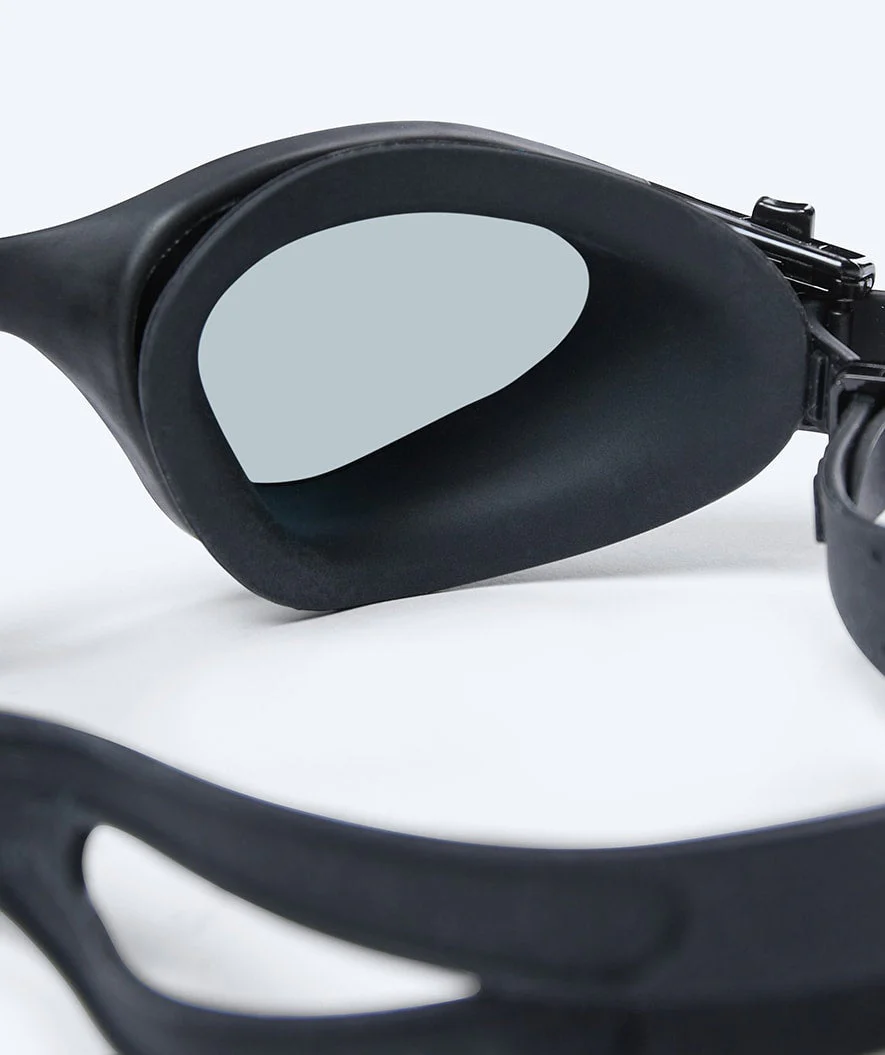 Watery training swimming goggles - Raven Mirror - Black/blue - Image 8
