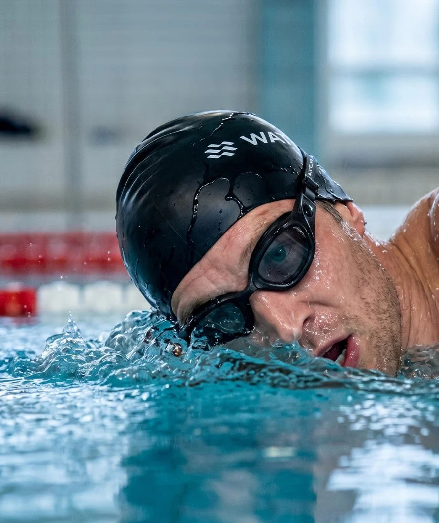 Watery training swimming goggles - Clyde Active - Black (Smoke lens) - Image 5