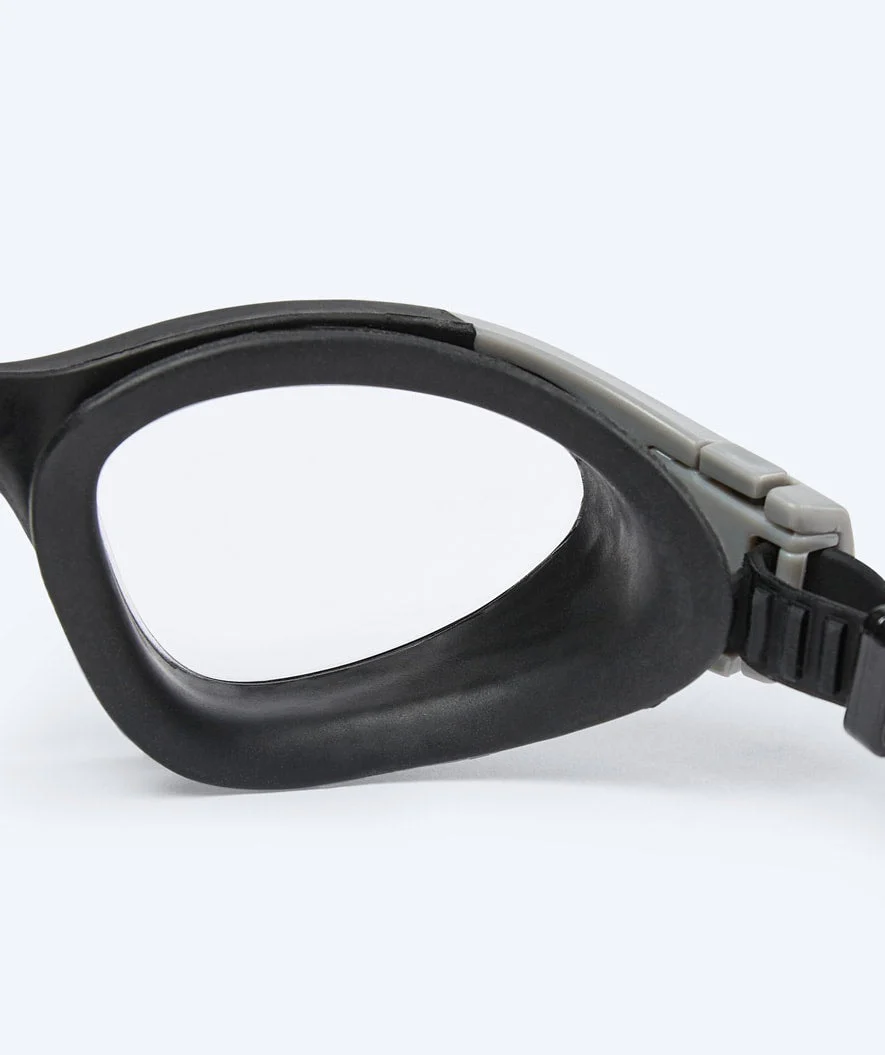 Watery training swimming goggles - Kelvin Active - Black/clear - Image 6