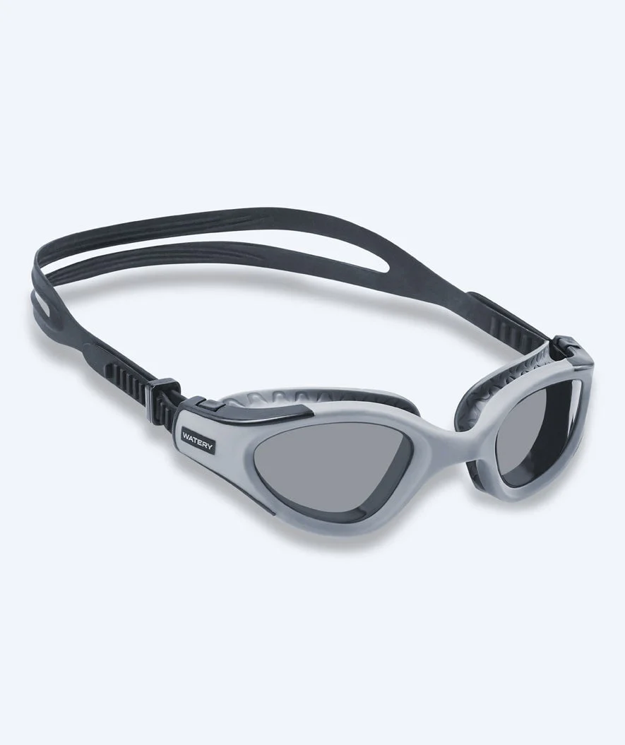 Watery training swimming goggles - Kelvin Active - Grey (Smoke lens)