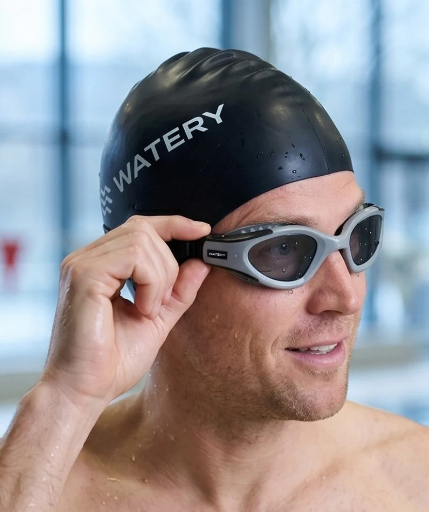 Watery training swimming goggles - Kelvin Active - Grey (Smoke lens) - Image 4