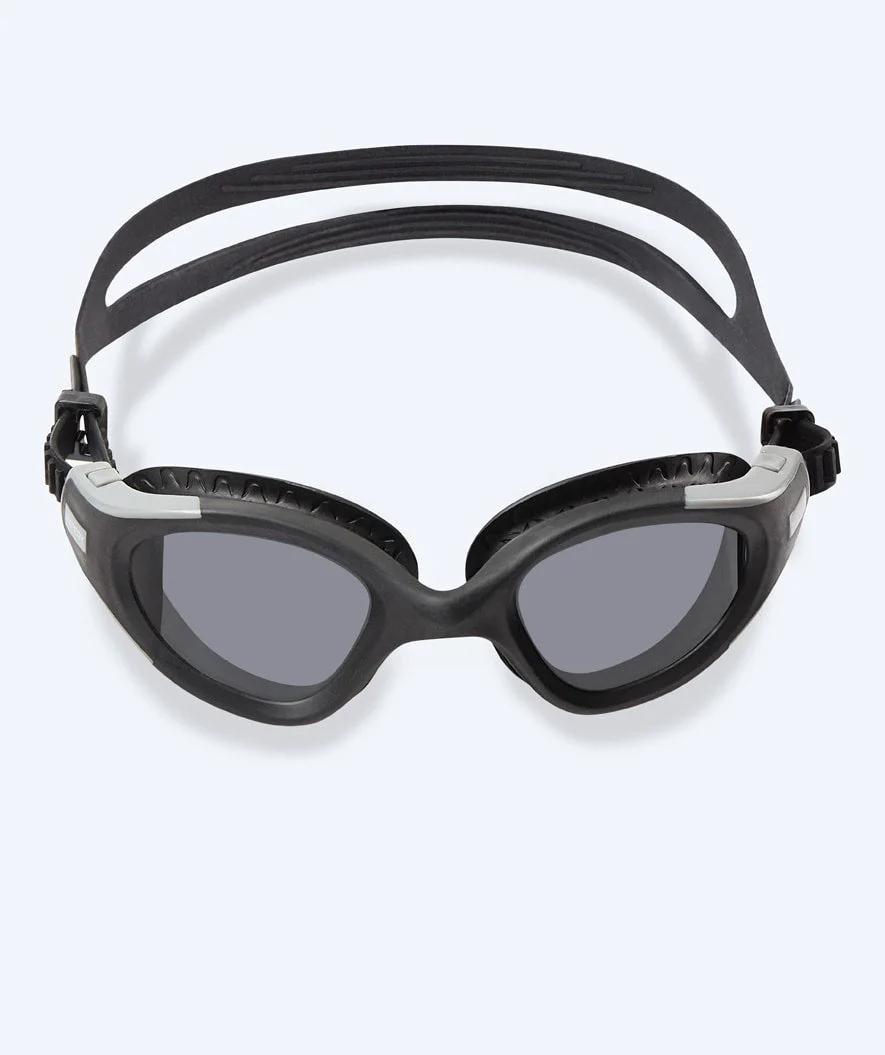 Watery training swimming goggles - Kelvin Active - Black/silver - Image 2