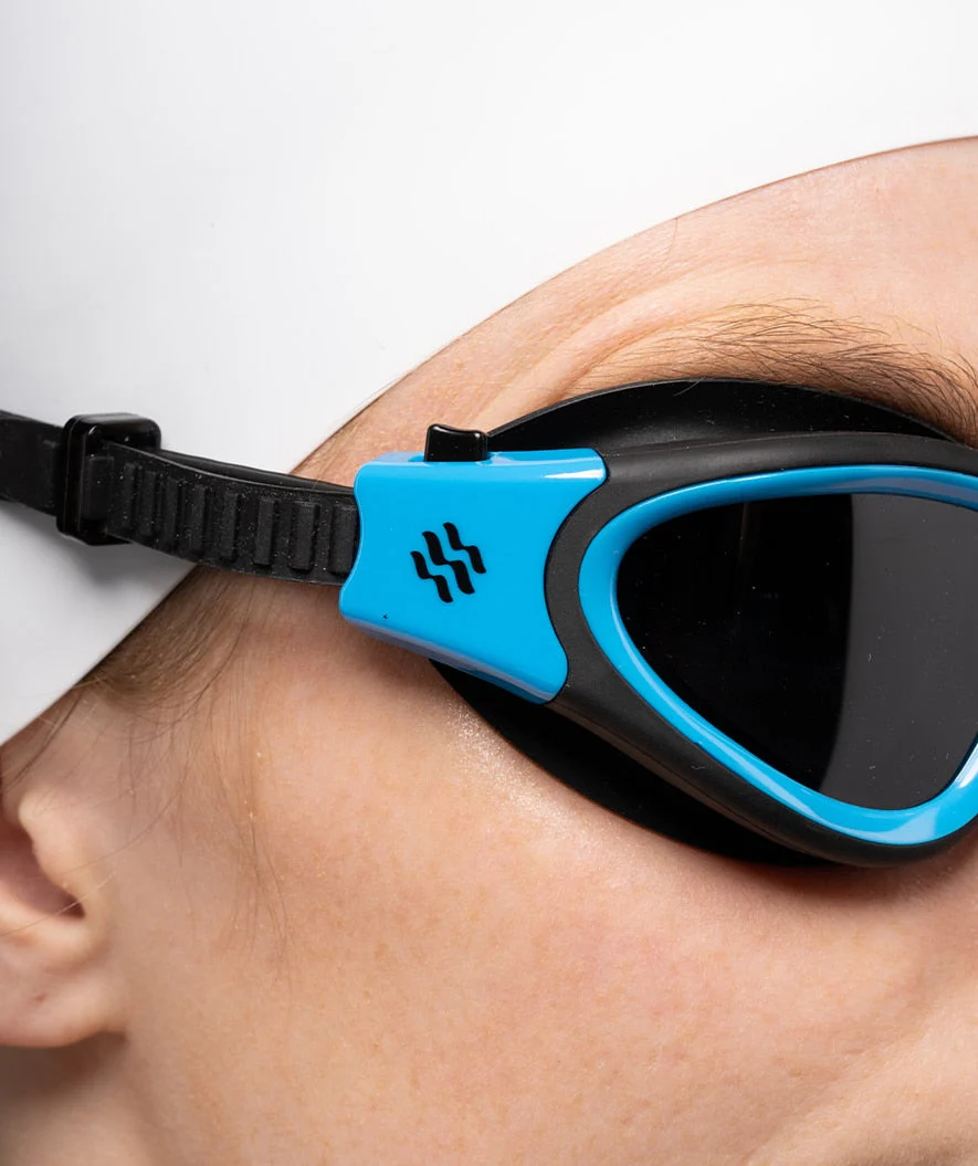 Watery training swimming goggles - Raven Active - Black/blue 1.0 - Image 13