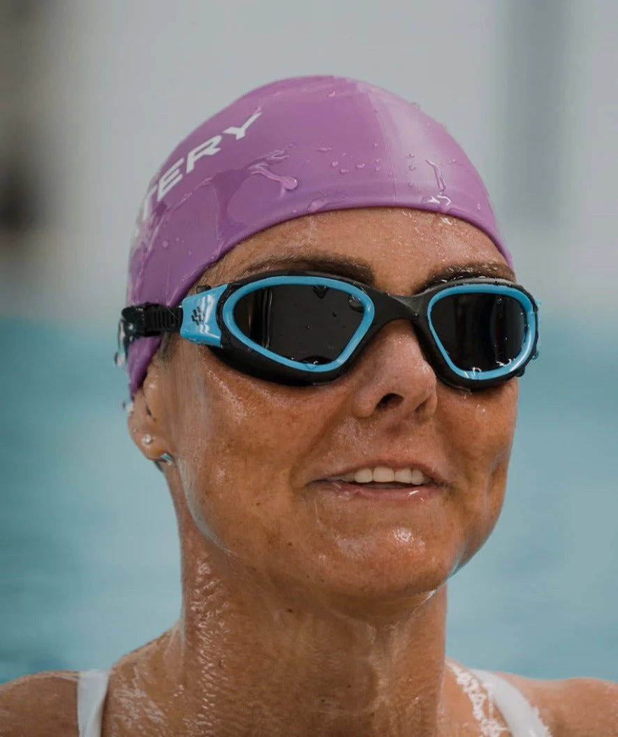 Watery training swimming goggles - Raven Active - Black/blue 1.0 - Image 14