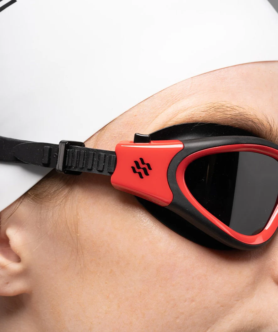 Watery training swimming goggles - Raven Active - Black/red 1.0 - Image 13