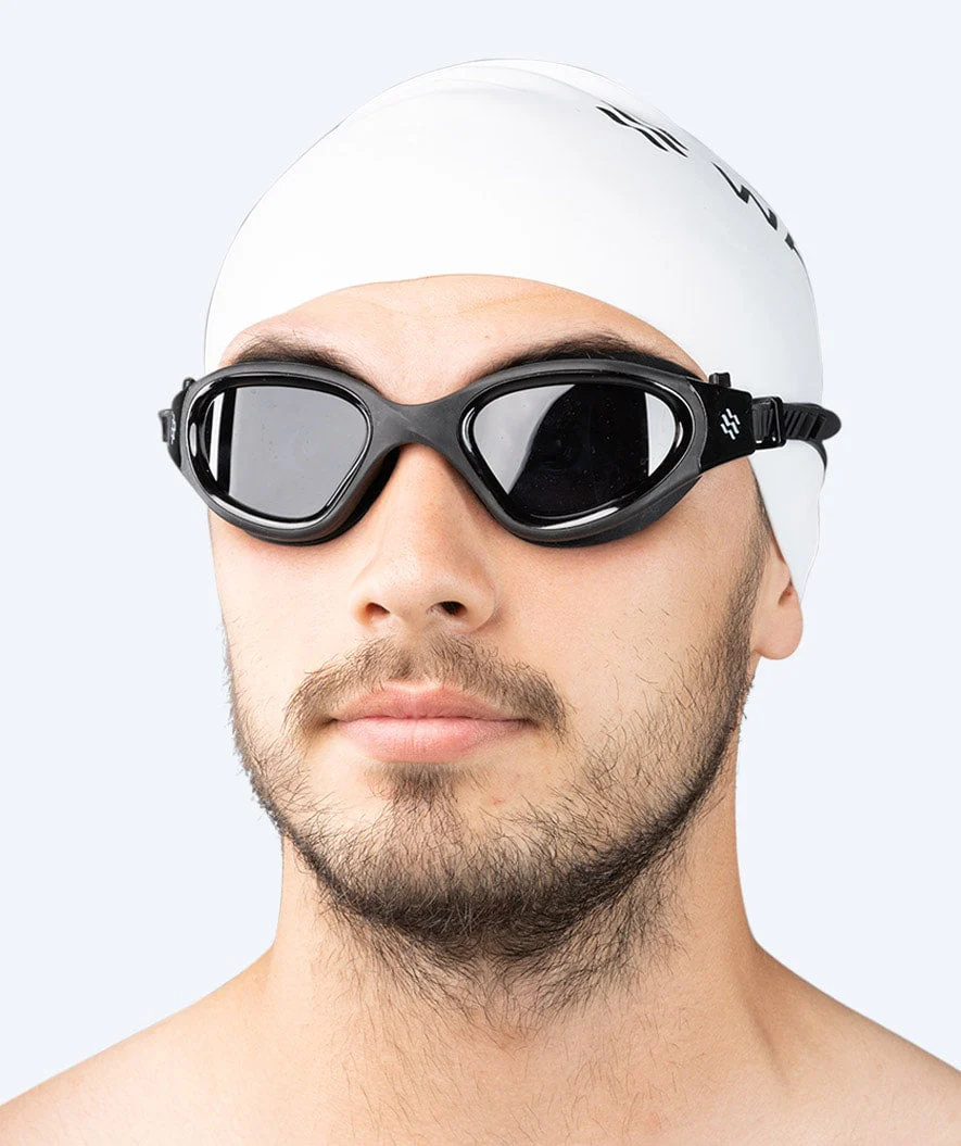 Watery training swimming goggles - Raven Active - Black (Smoke lens) - Image 11