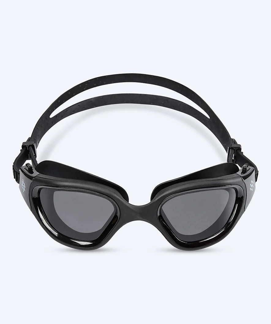 Watery training swimming goggles - Raven Active - Black (Smoke lens) - Image 2