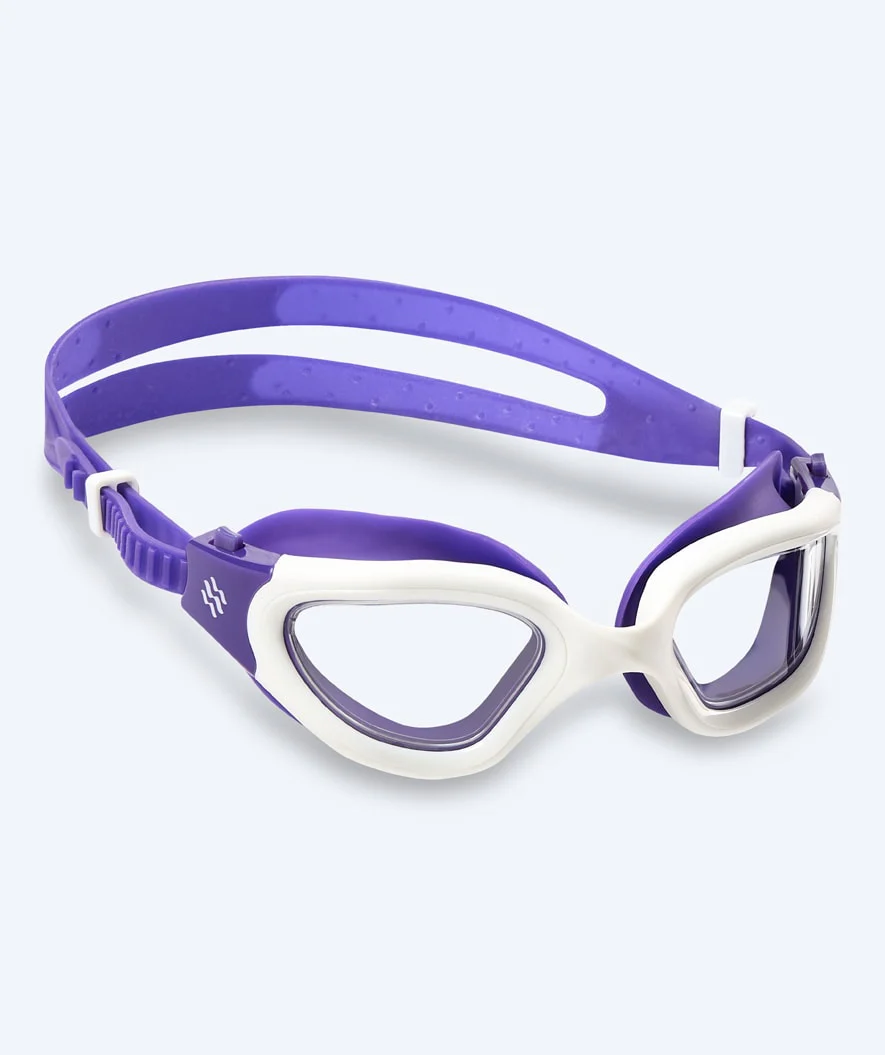 Watery training swimming goggles - Raven Active - Purple/clear